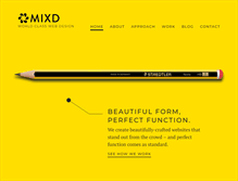 Tablet Screenshot of mixd.co.uk